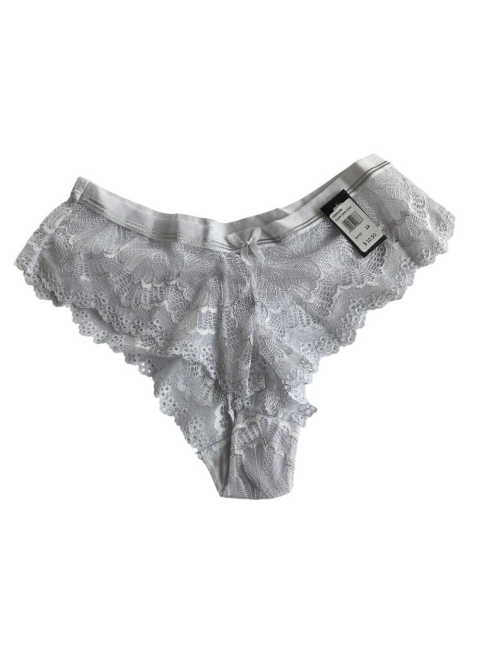 Fredericks Of Hollywood 3 Pairs Panties White Sz 1X Caroline / Cora